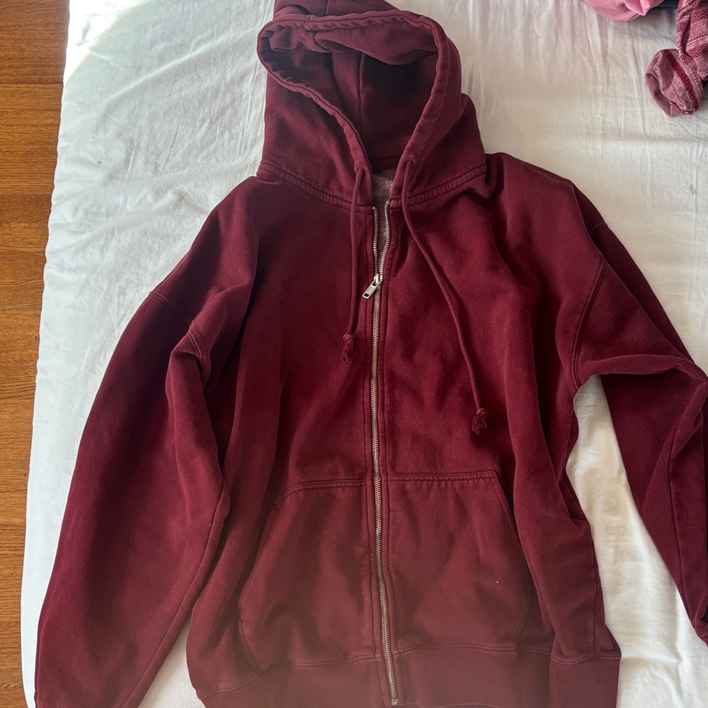 John Galt Burgundy Chrissy Hoodie